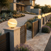 Lumen Globe Outdoor Fence Post Light