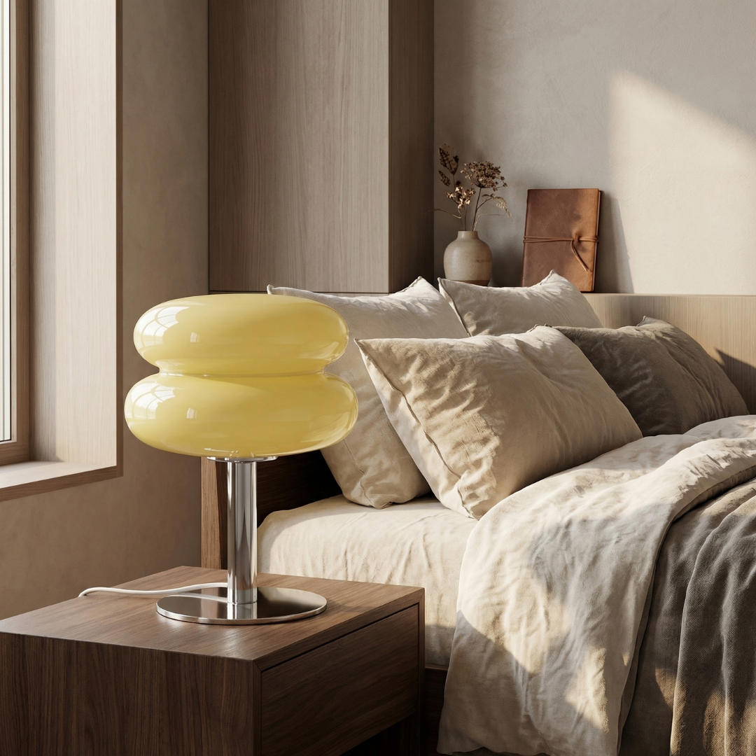 Lumen Italian Glass Table Lamp
