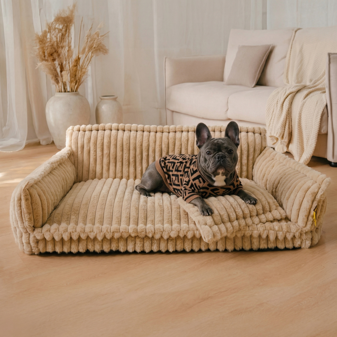 FurShield Orthopedic Dog Sofa Bed