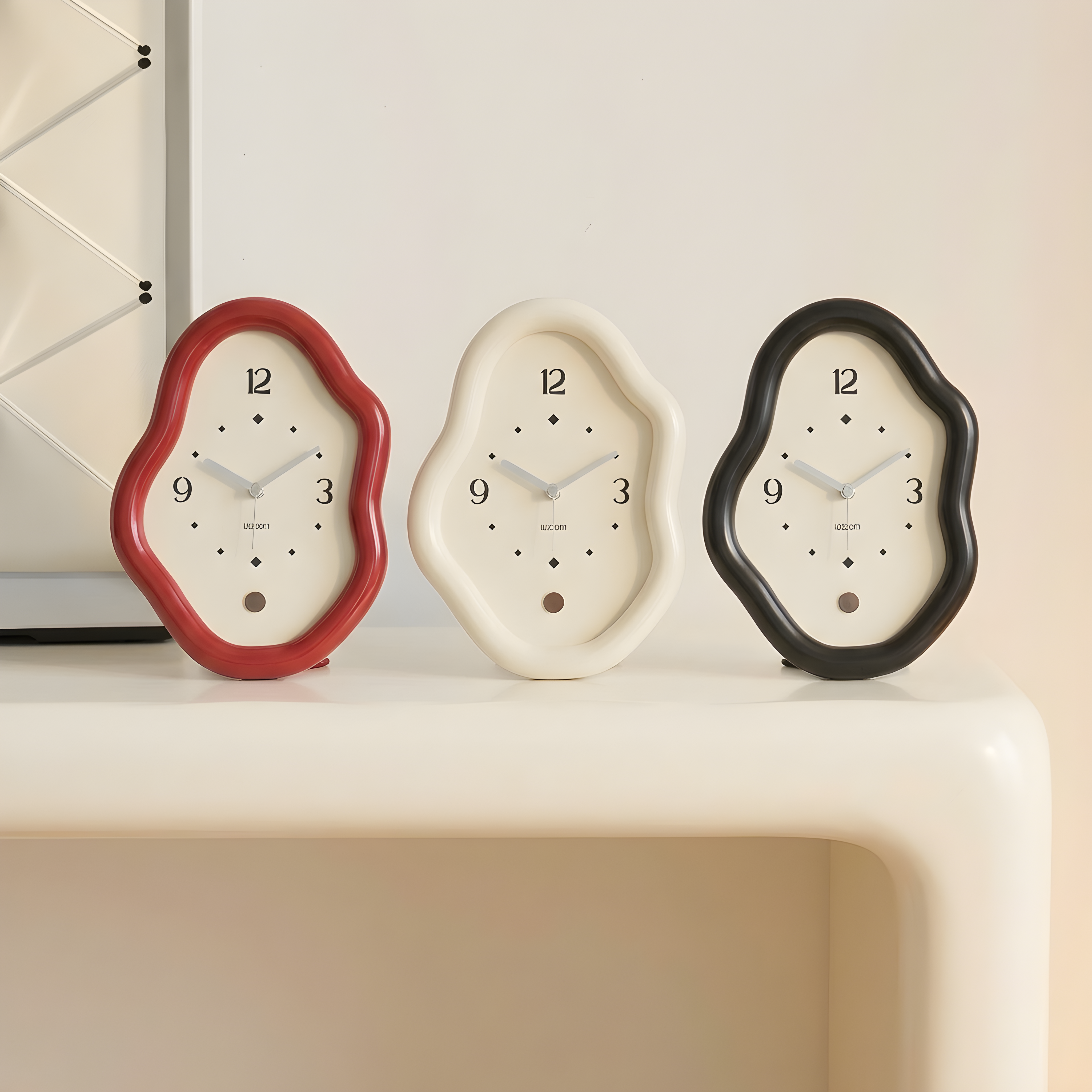 Lumen Warped Desk Clock