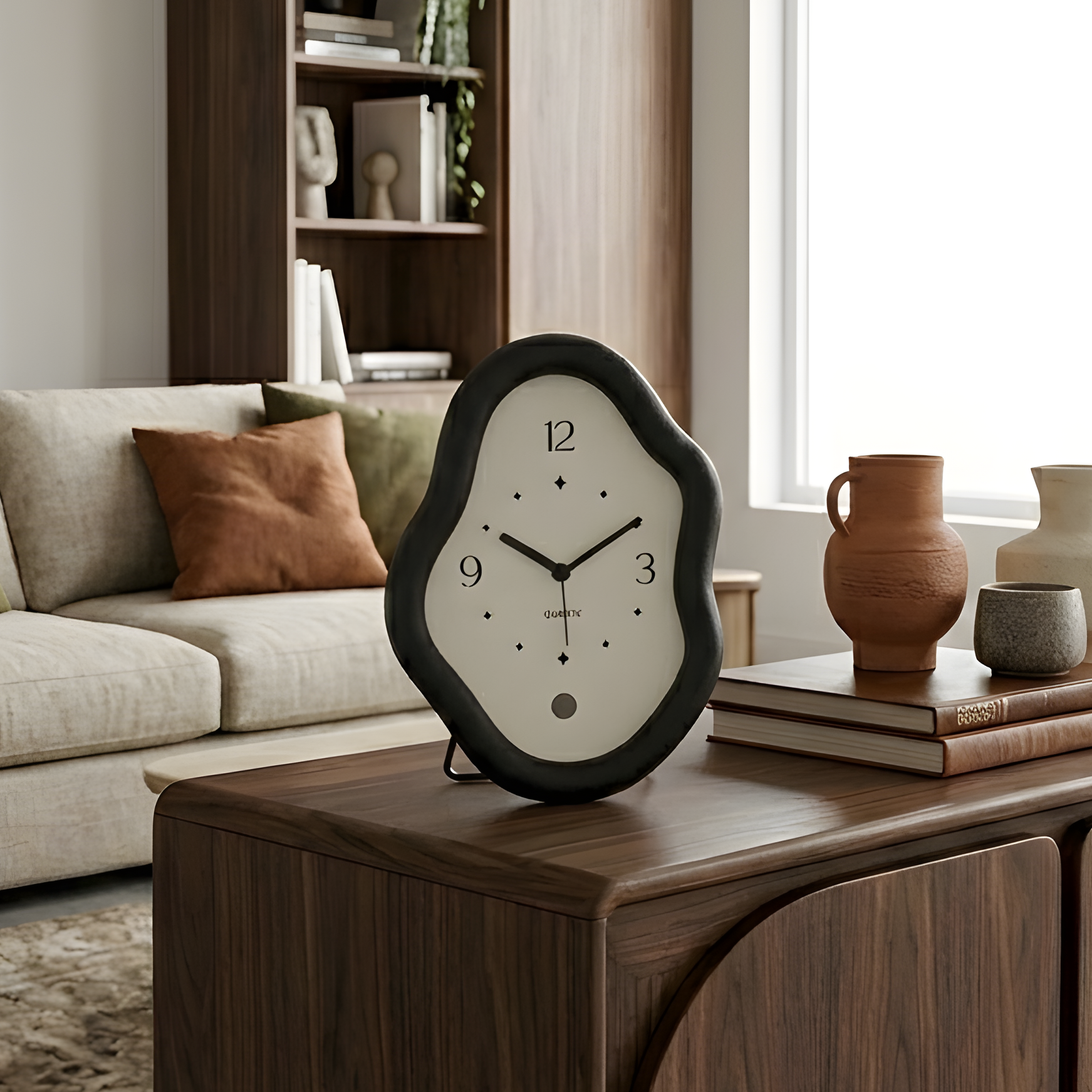 Lumen Warped Desk Clock