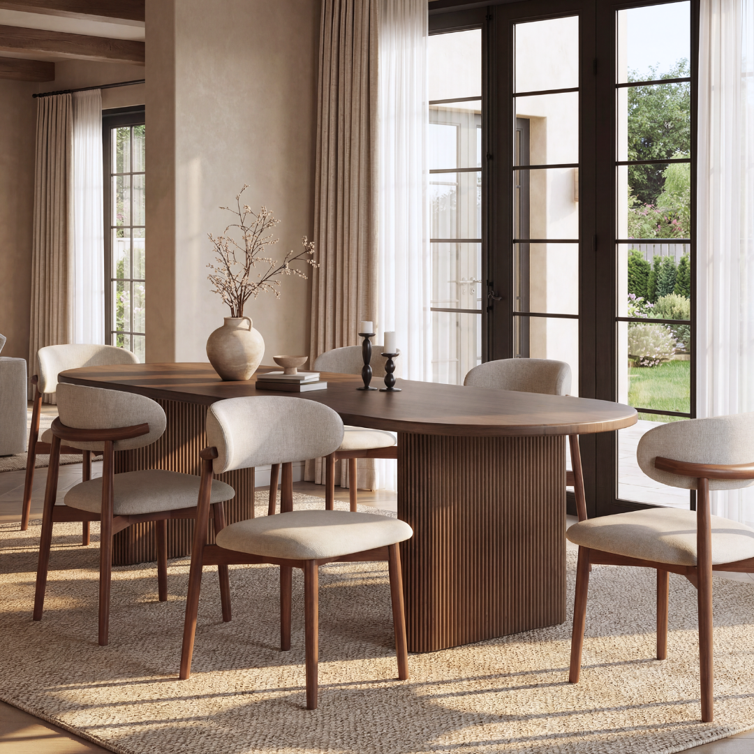 Atelier Ergonomic Dining Chairs Set