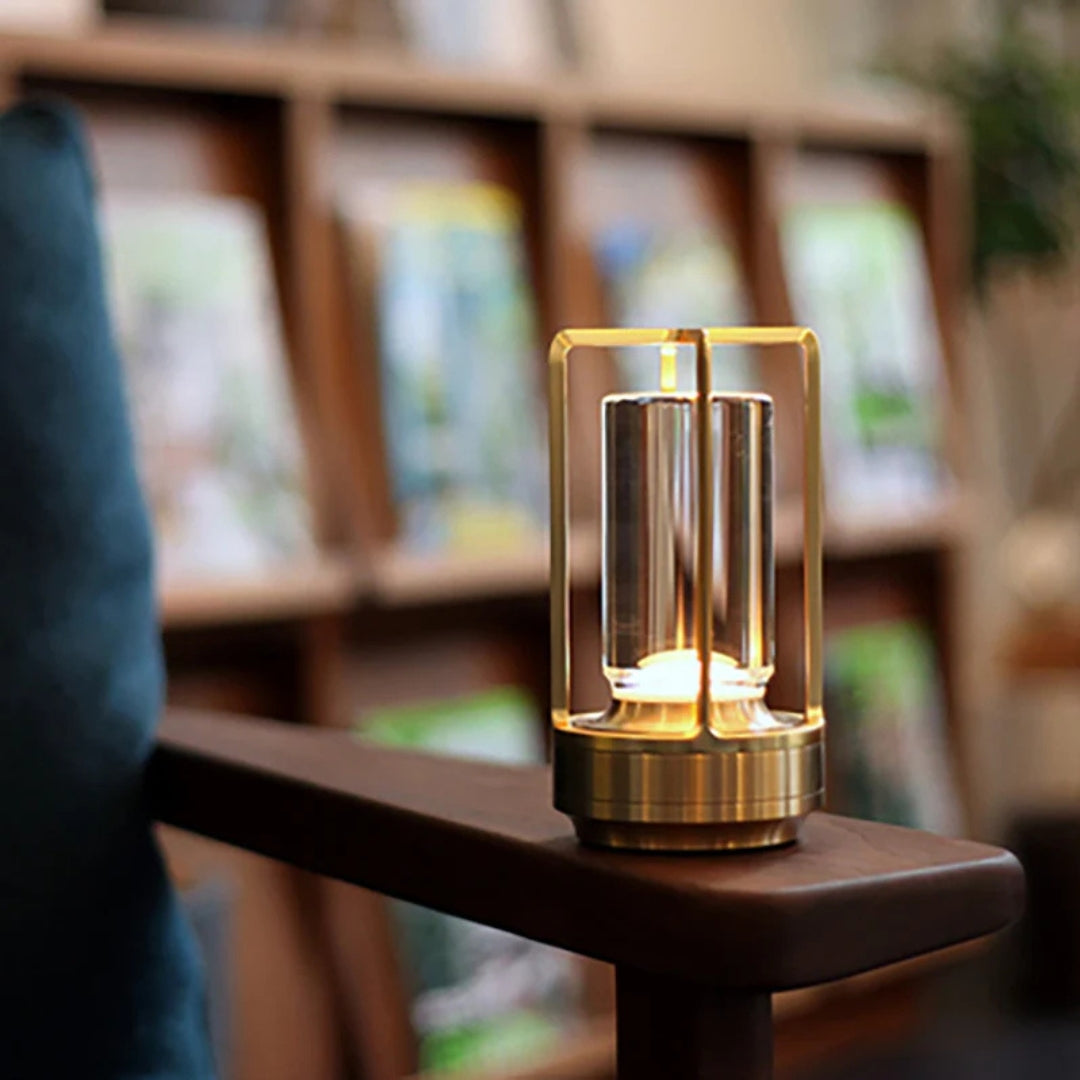 Lumen Portable Glass Cage Lantern