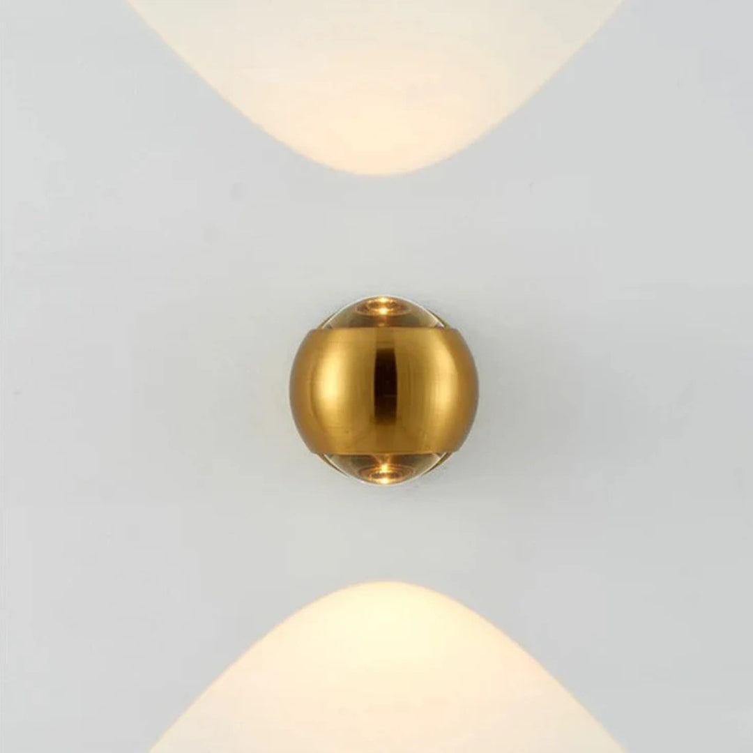 Lumen Hourglass Crystal Wall Sconce