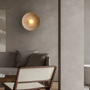 Lumen Ceramic Round LED Wall Lamp