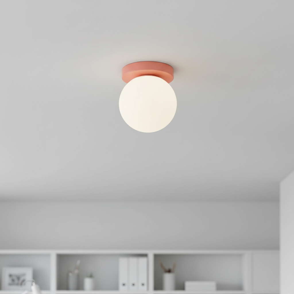 Lumen Frosted Globe Wall Sconce