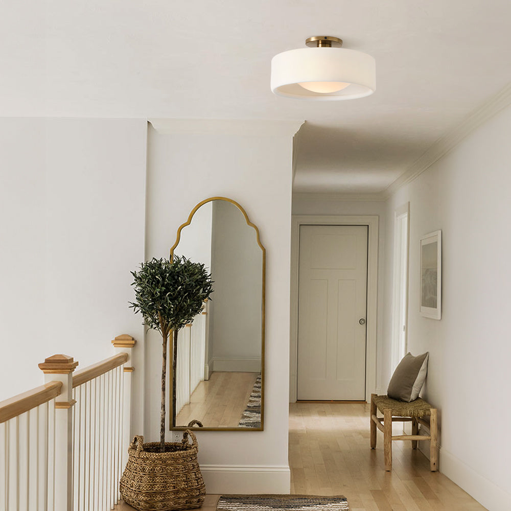 Lumen Porcelain Ceiling Light