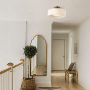 Lumen Porcelain Ceiling Light