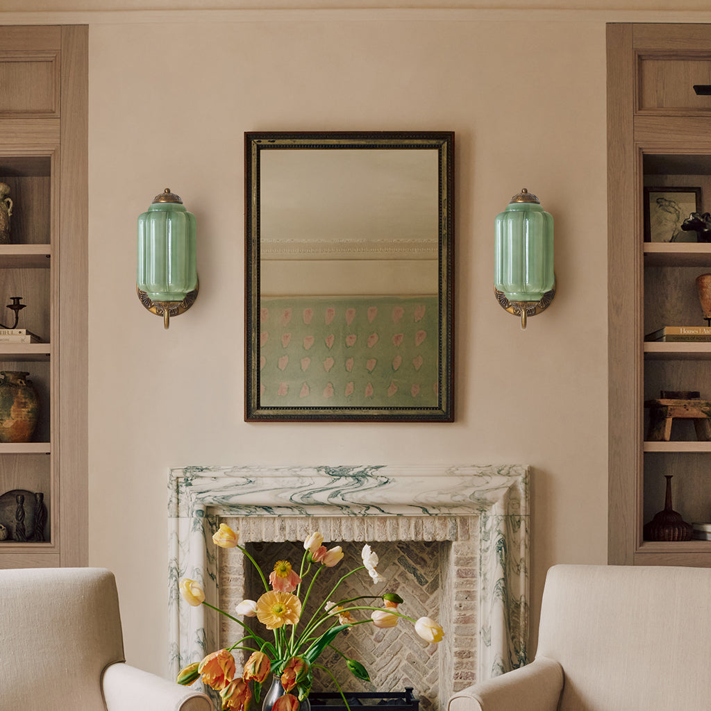 Lumen Eloise Milk Glass Wall Sconce