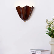 Lumen Skirt Shell Glass Wall Light