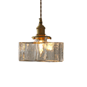 Lumen Jewel Glass Brass Pendant