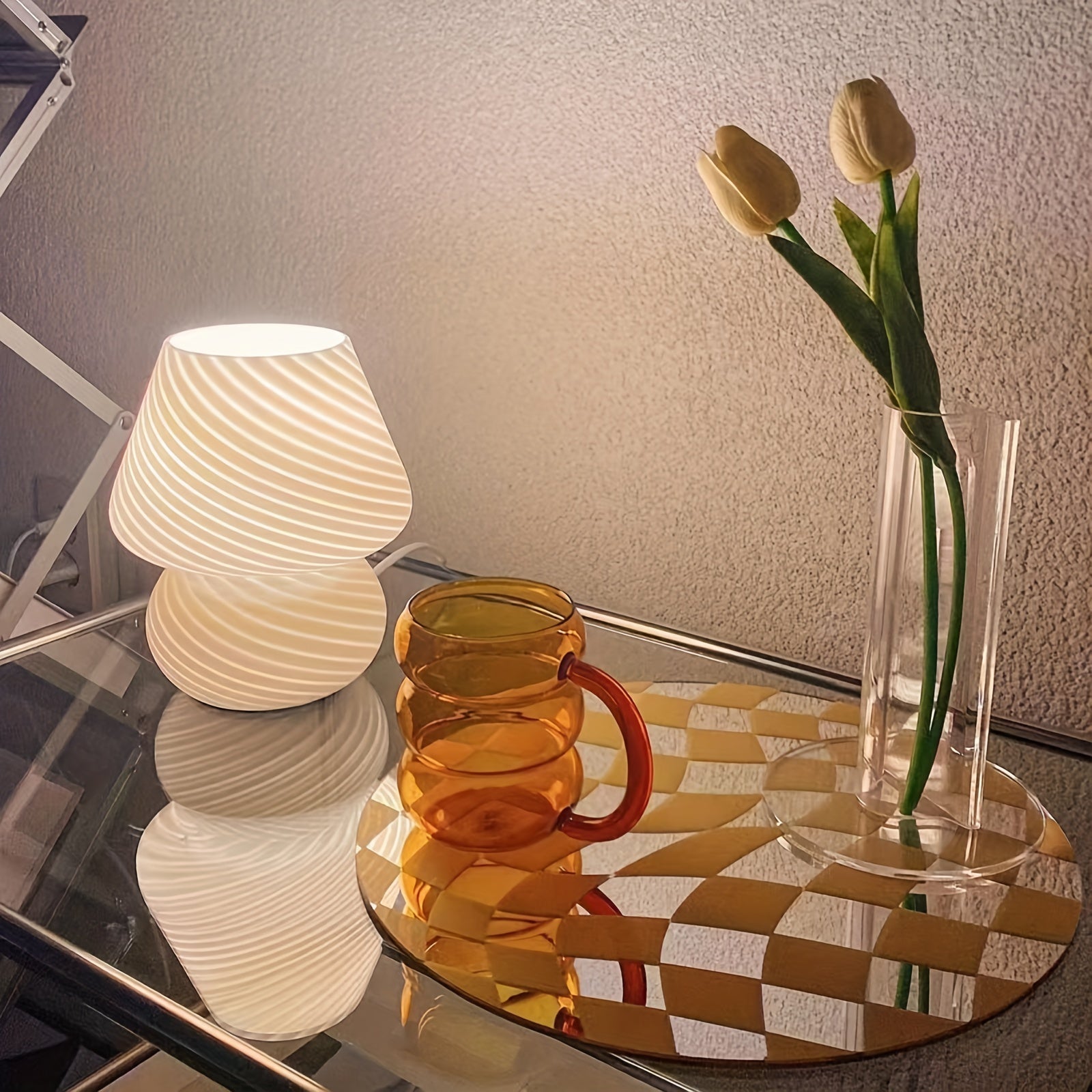 Lumen Murano Glass Mushroom Lamp