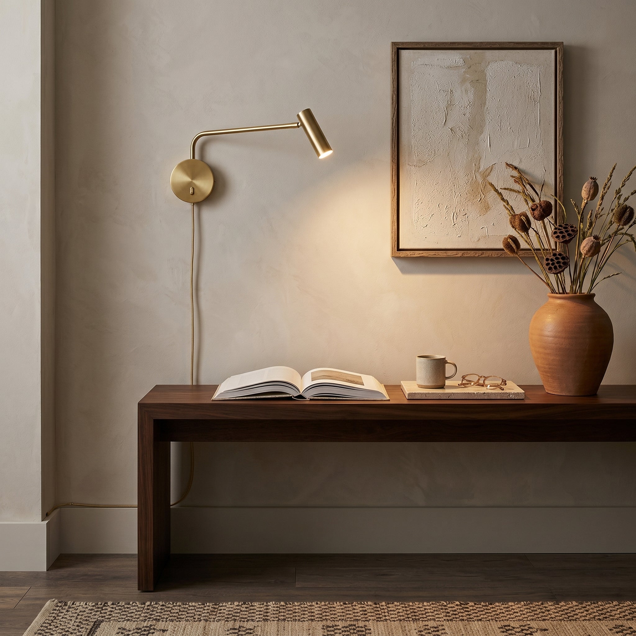 Lumen Slim Arm Reading Wall Sconce
