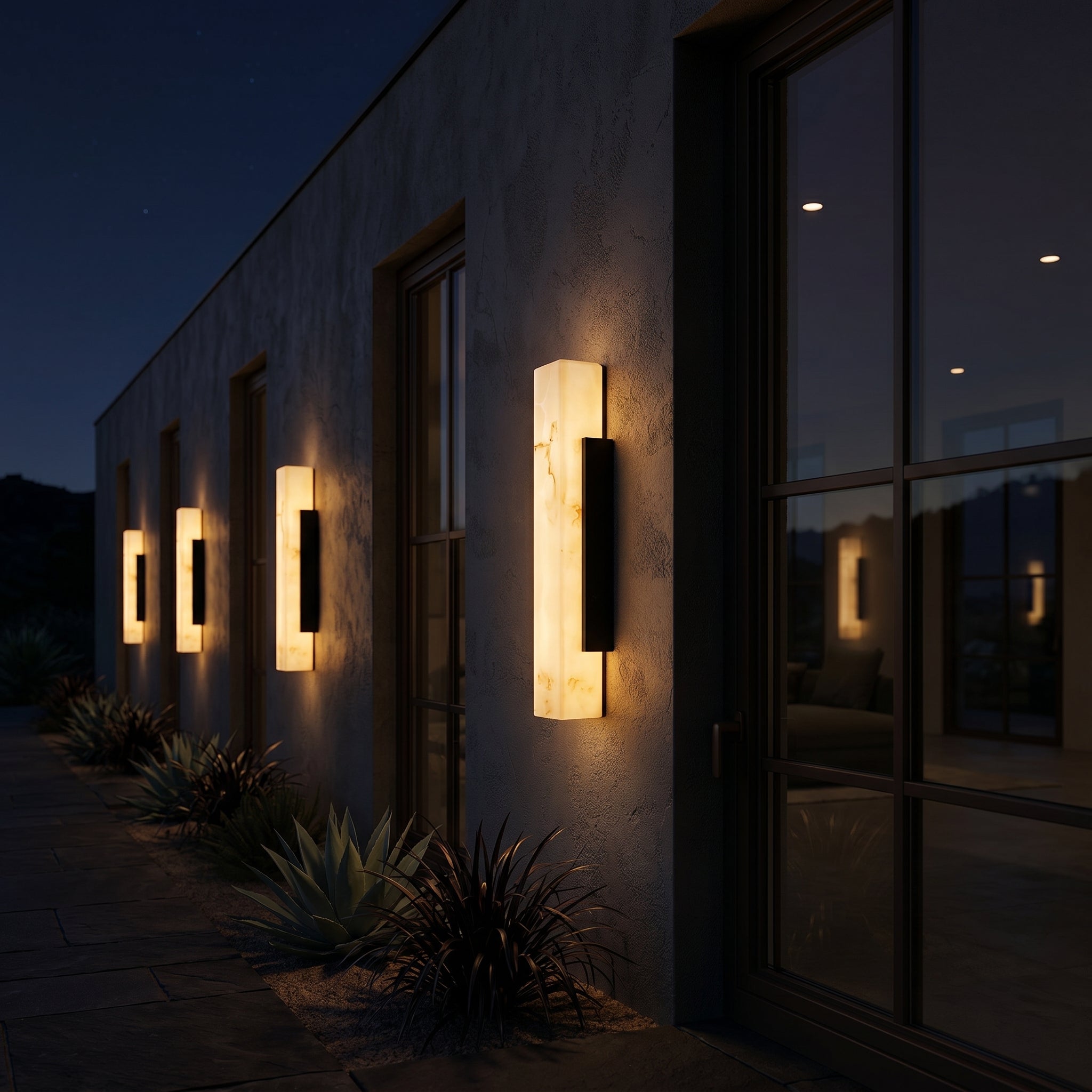 Lumen Marble Core Wall Sconce