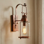 Lumen Carson Glass Jar Sconce
