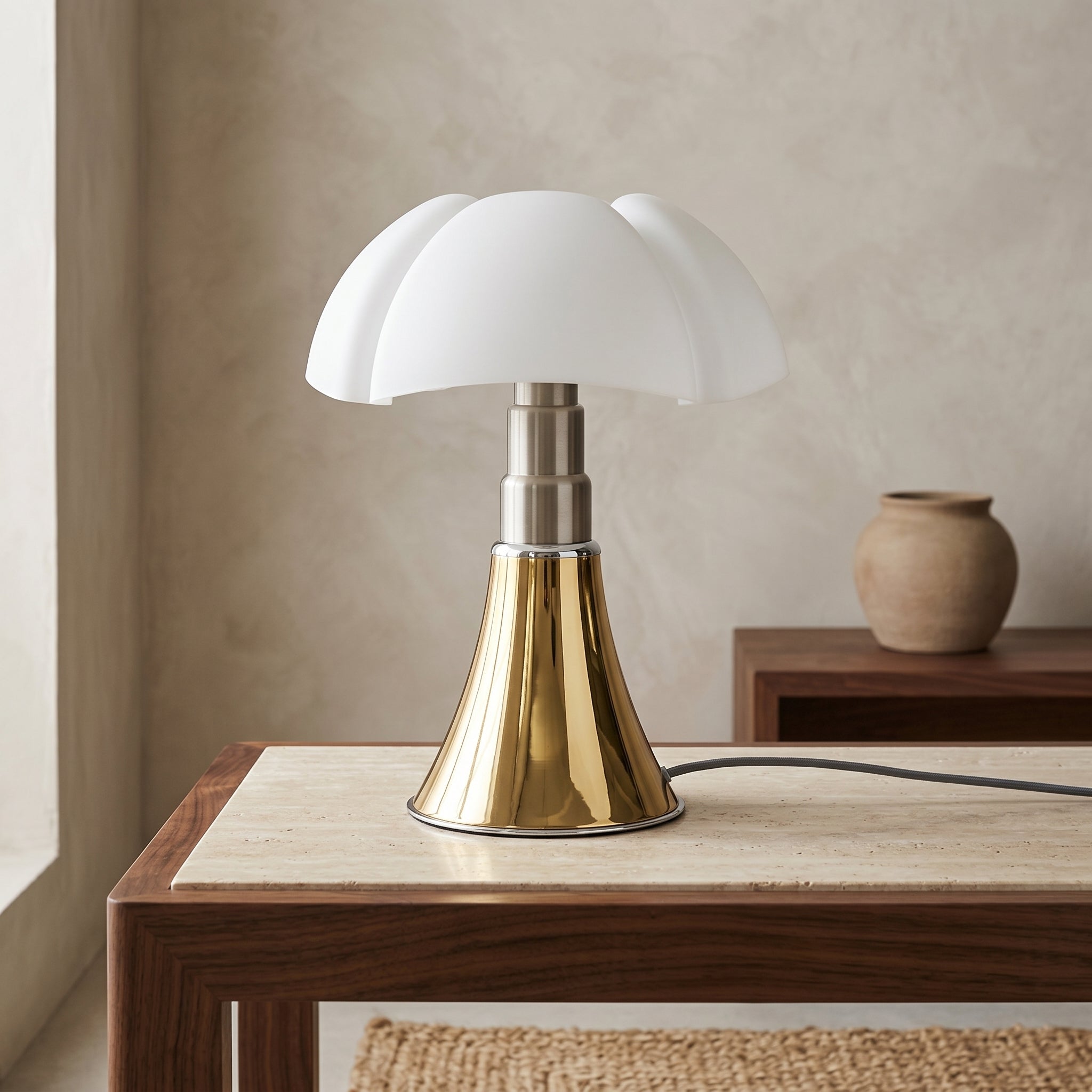 Lumen Vintage Aluminium Table Lamp