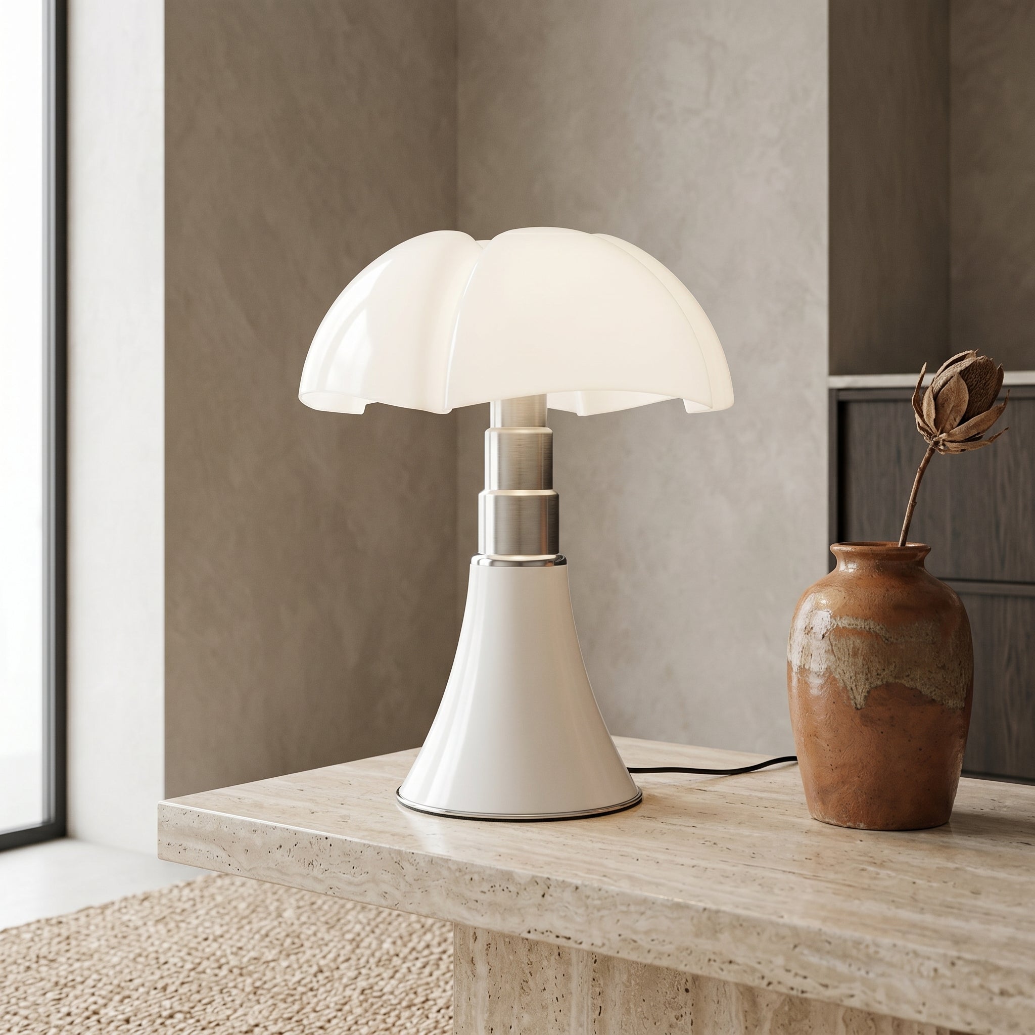 Lumen Vintage Aluminium Table Lamp