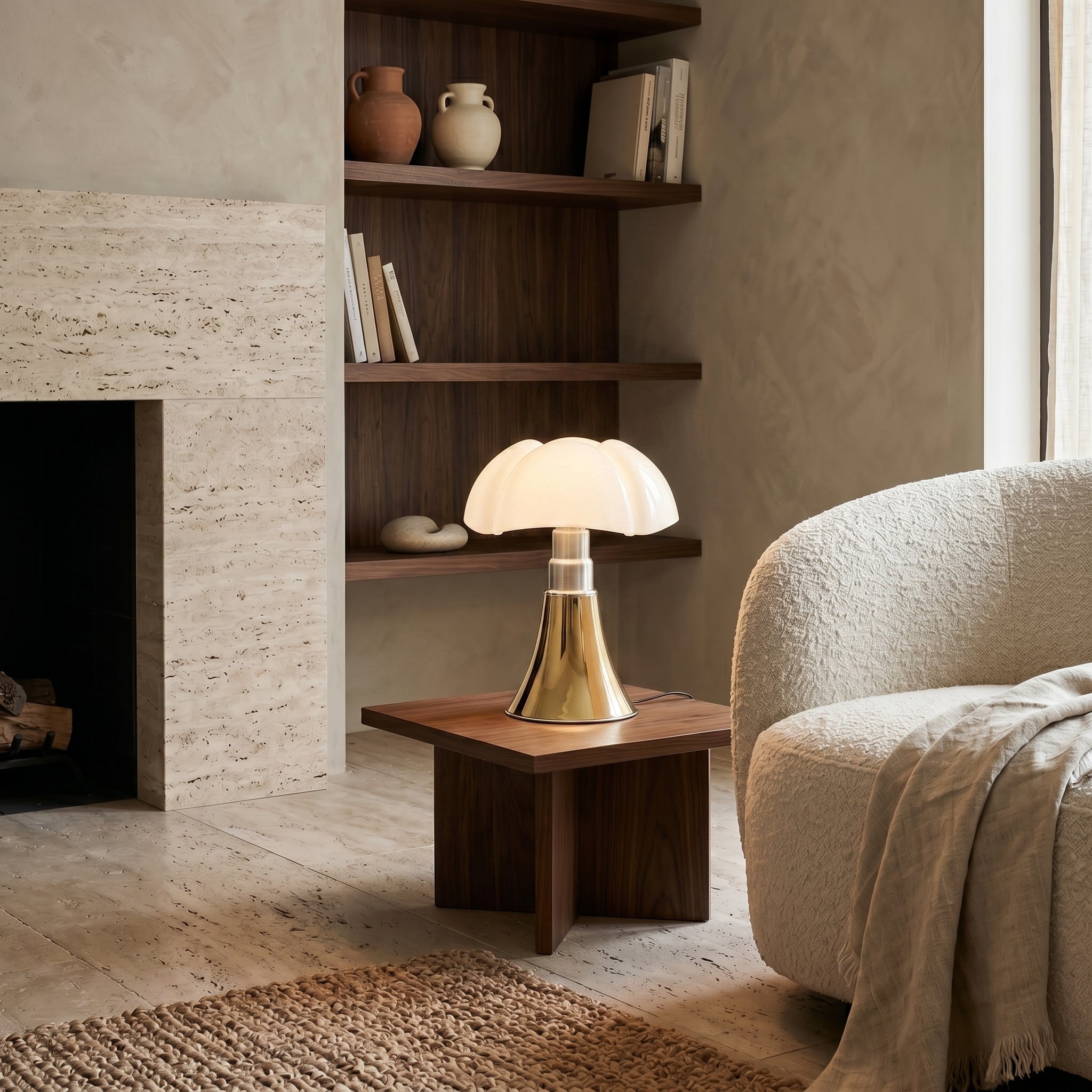 Lumen Vintage Aluminium Table Lamp