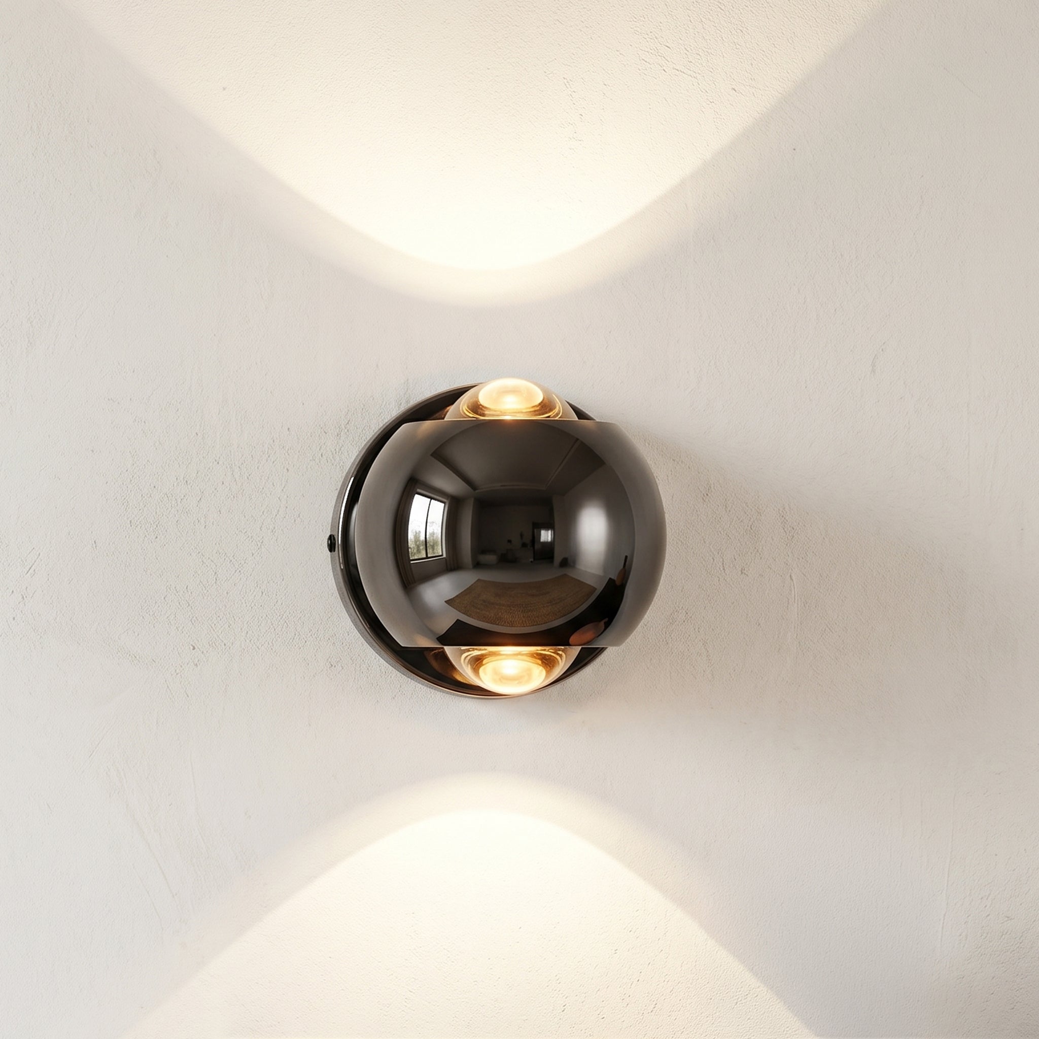 Lumen Hourglass Crystal Wall Sconce