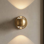 Lumen Hourglass Crystal Wall Sconce