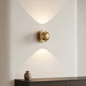 Lumen Hourglass Crystal Wall Sconce
