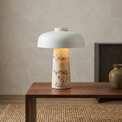 Lumen Danish Mushroom Cave Stone Table Lamp