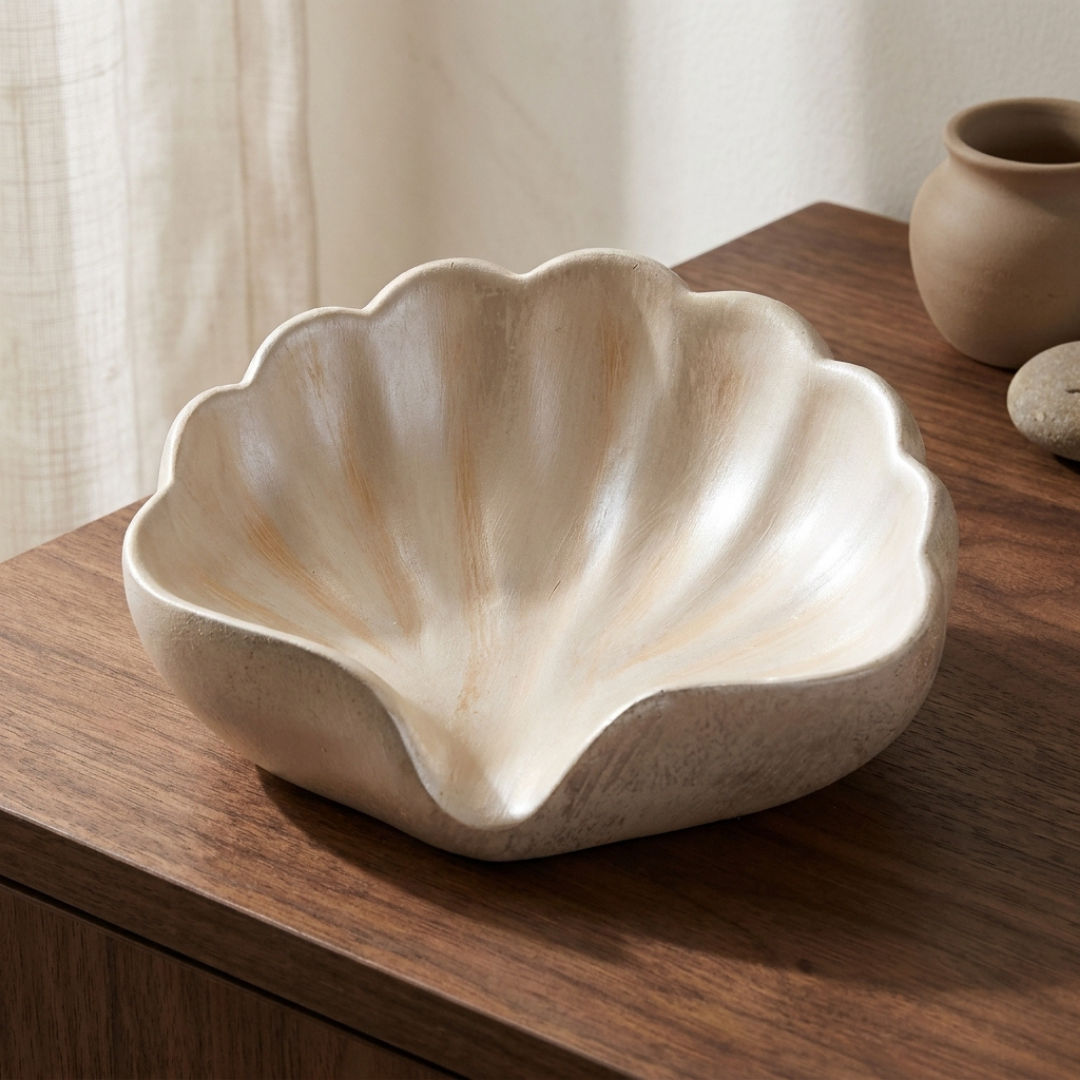 Atelier Seashell Ceramic Soap Dish