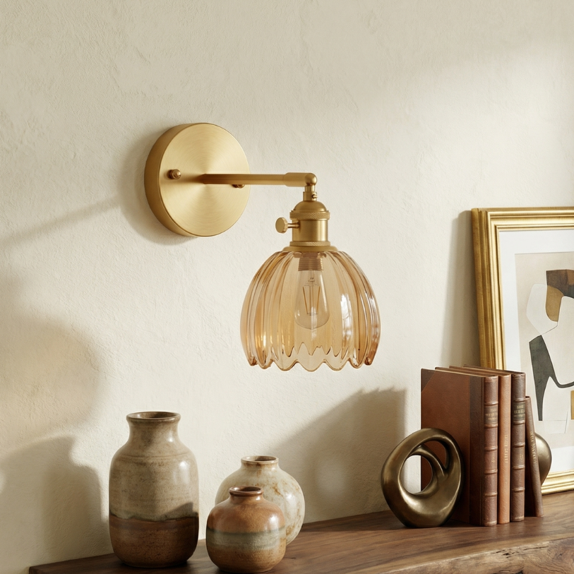 Lumen Tulip Glass Wall Lamp