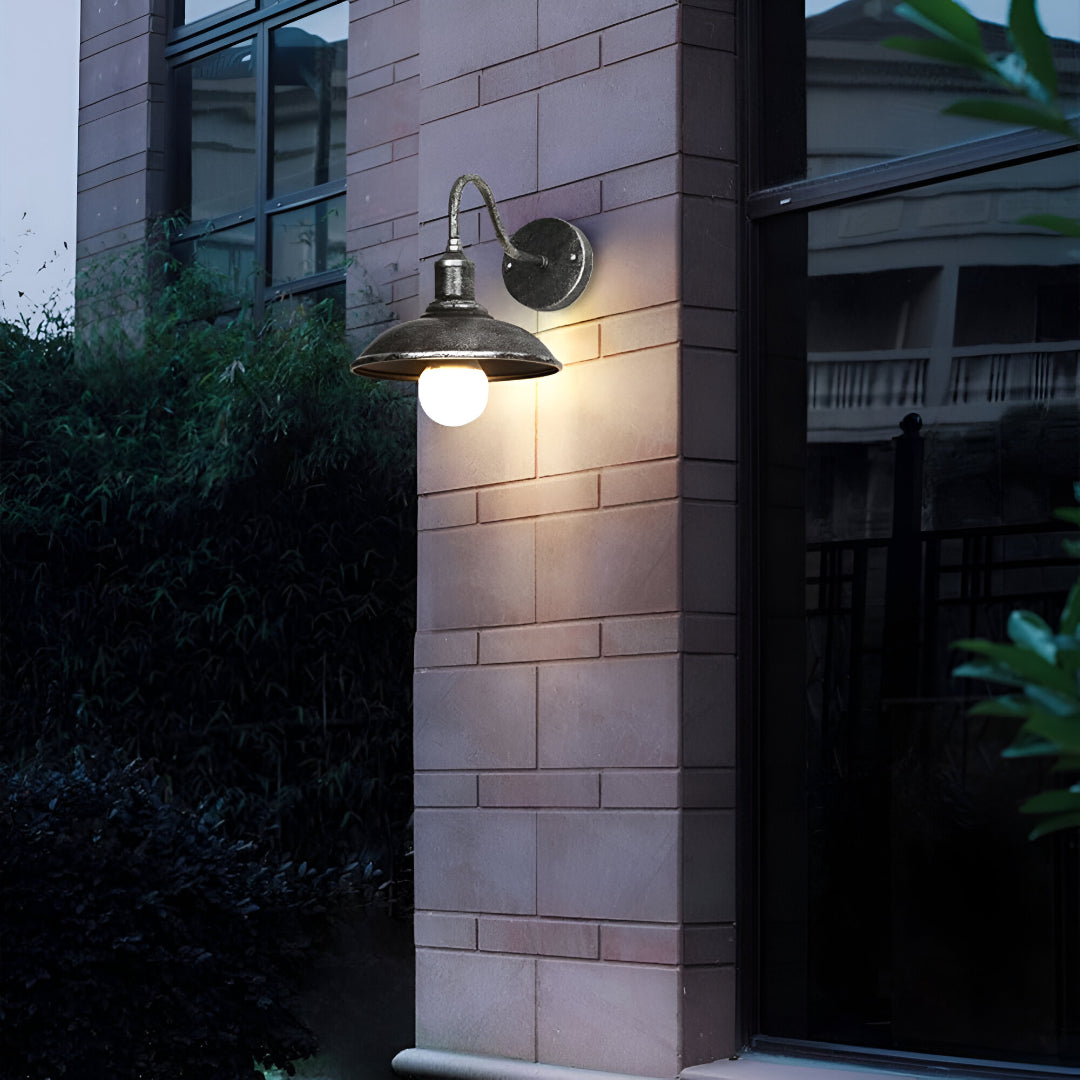 Lumen Industrial Outdoor Wall Light