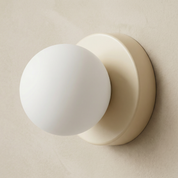 Lumen Iron Glass LED Wall Sconce