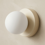 Lumen Iron Glass LED Wall Sconce