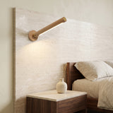 Lumen Rotatable Wood Wall Lamp