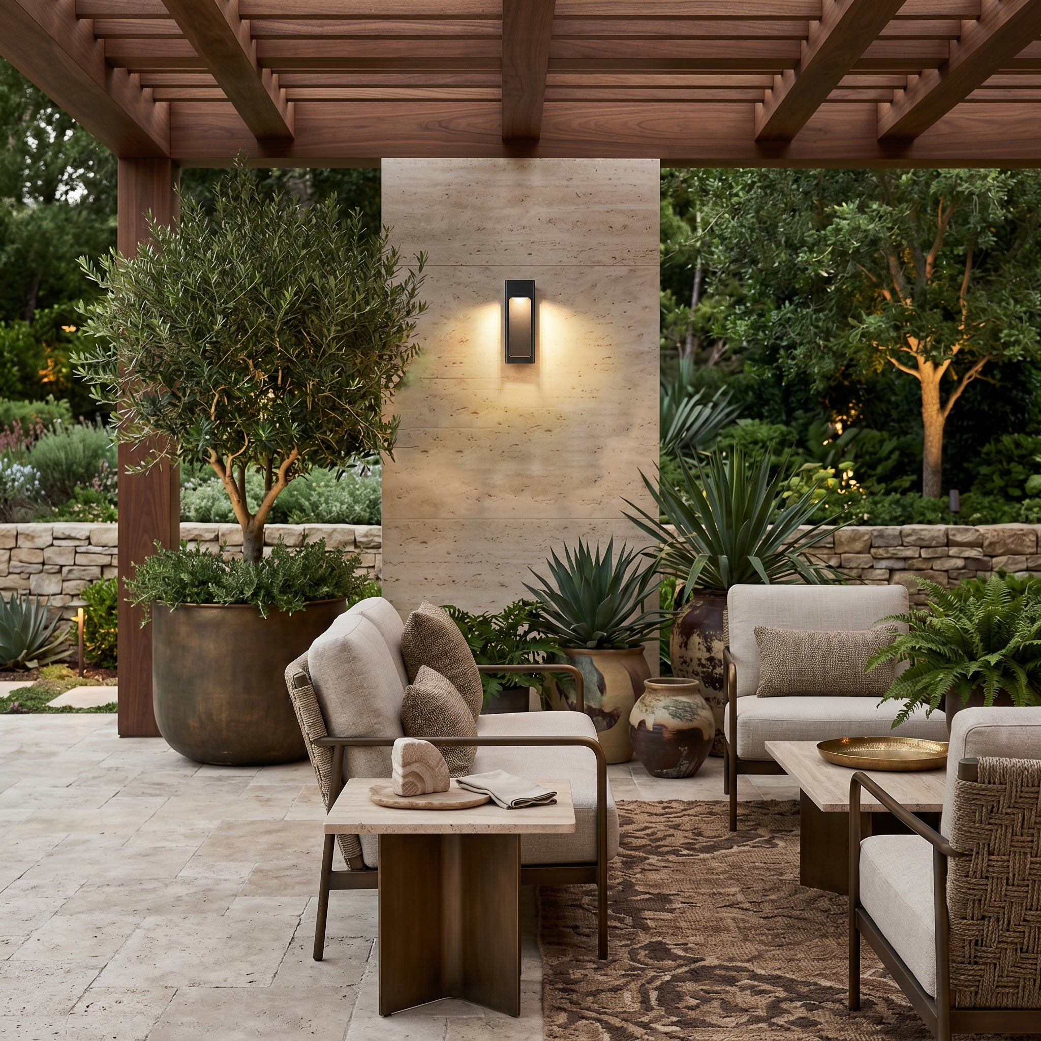 Lumen Rotatable Outdoor Wall Lamp
