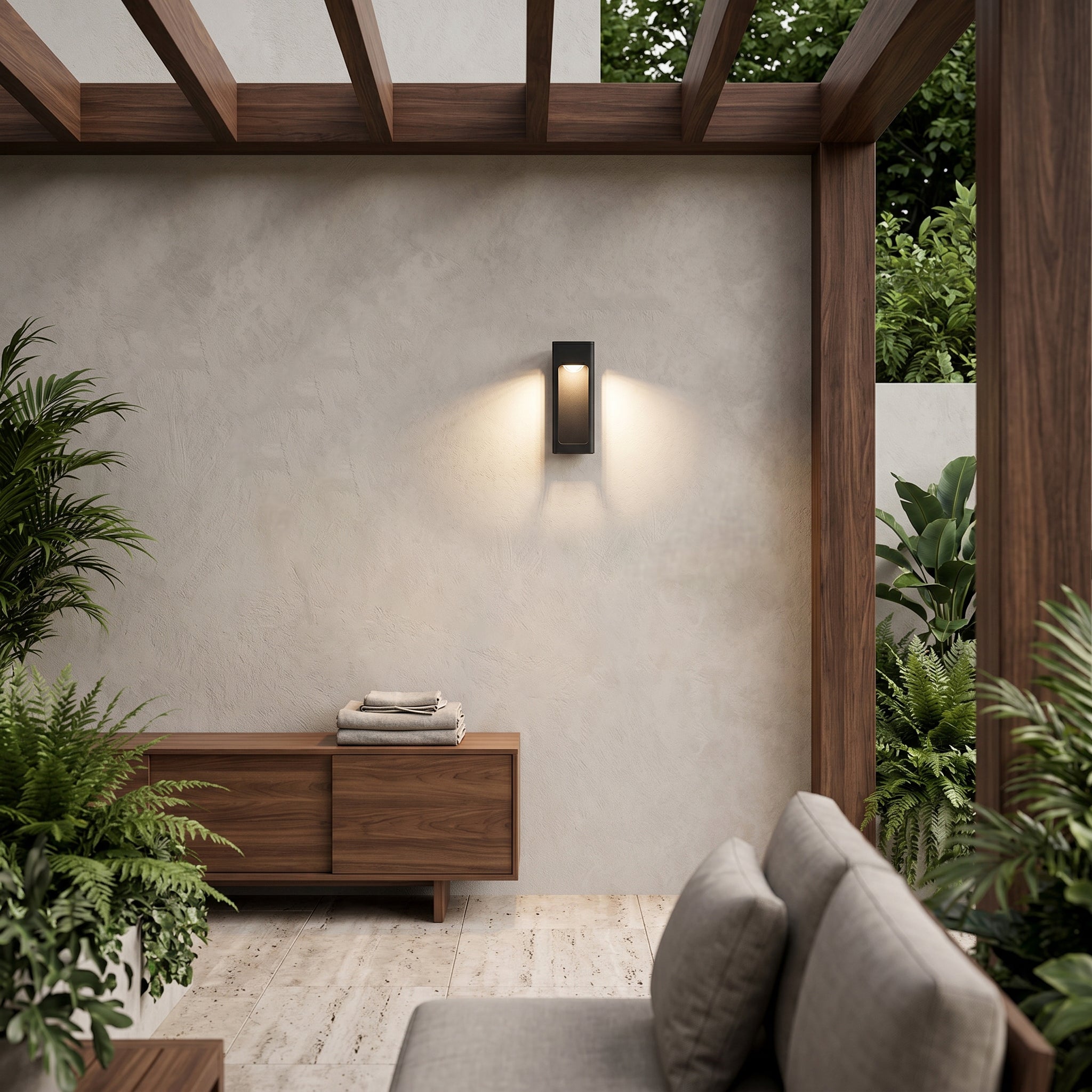 Lumen Rotatable Outdoor Wall Lamp