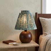 Lumen Floral Pleated Bedside Lamp