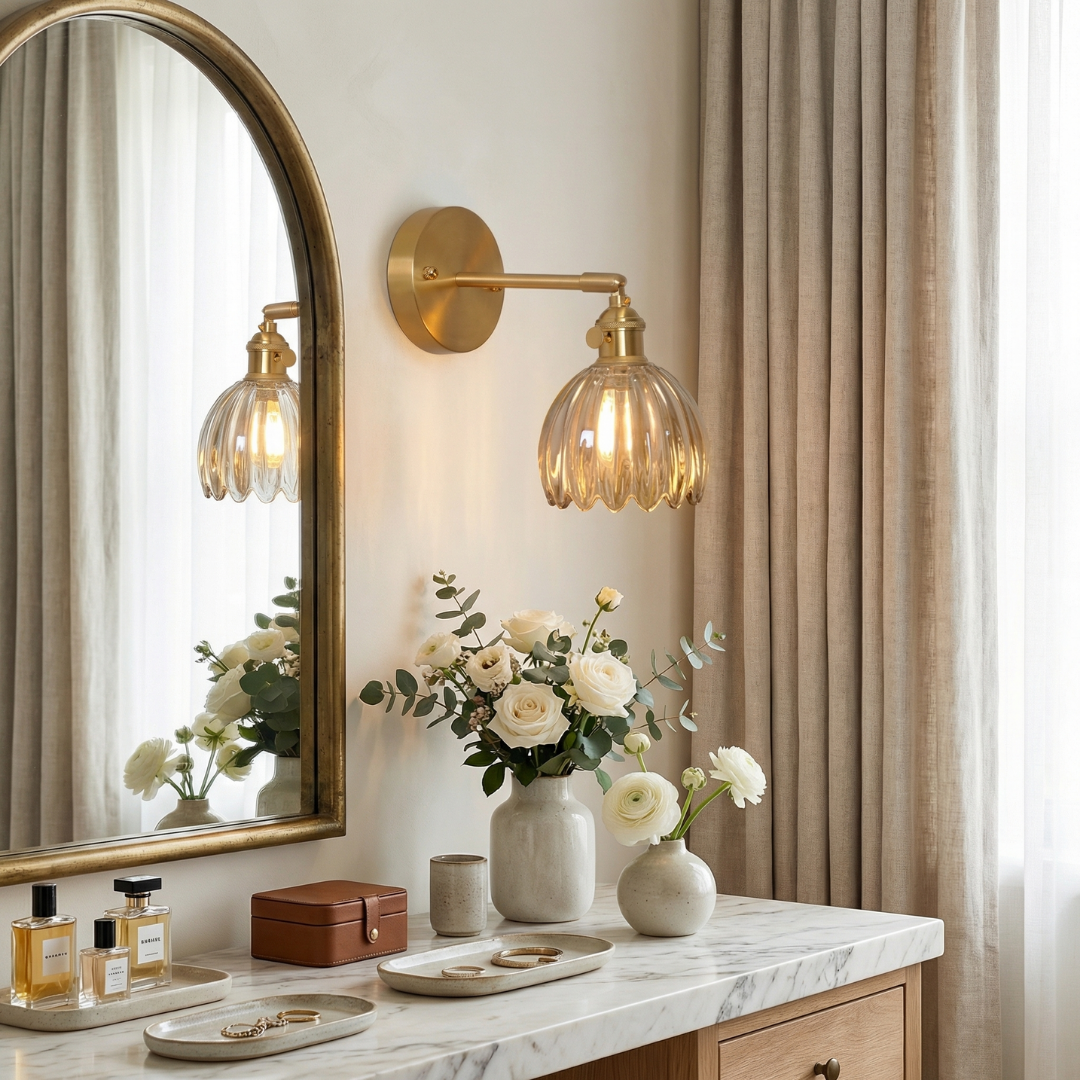 Lumen Tulip Glass Wall Lamp