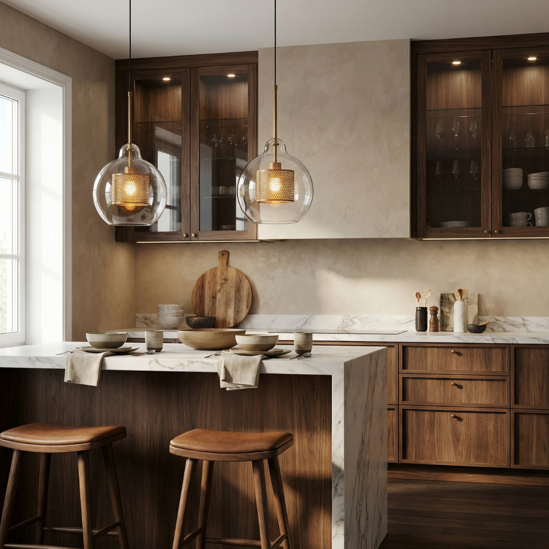 Lumen Nicky Glass Pendant Light