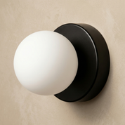 Lumen Iron Glass LED Wall Sconce