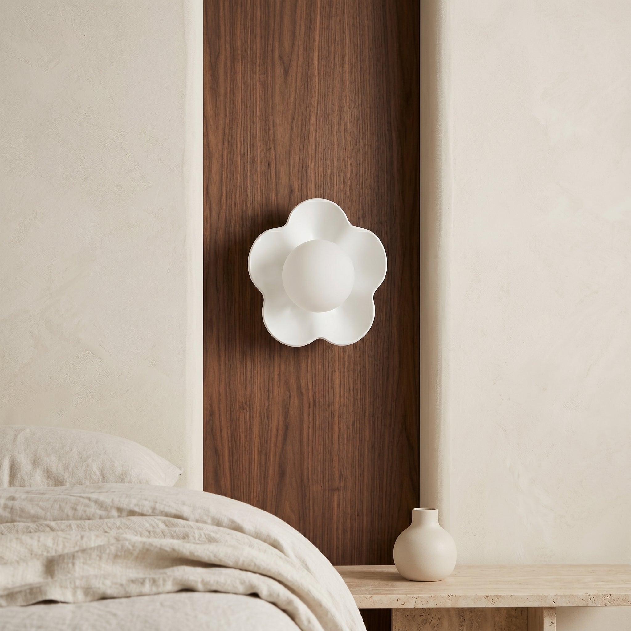 Lumen Floral Glass Wall Sconce