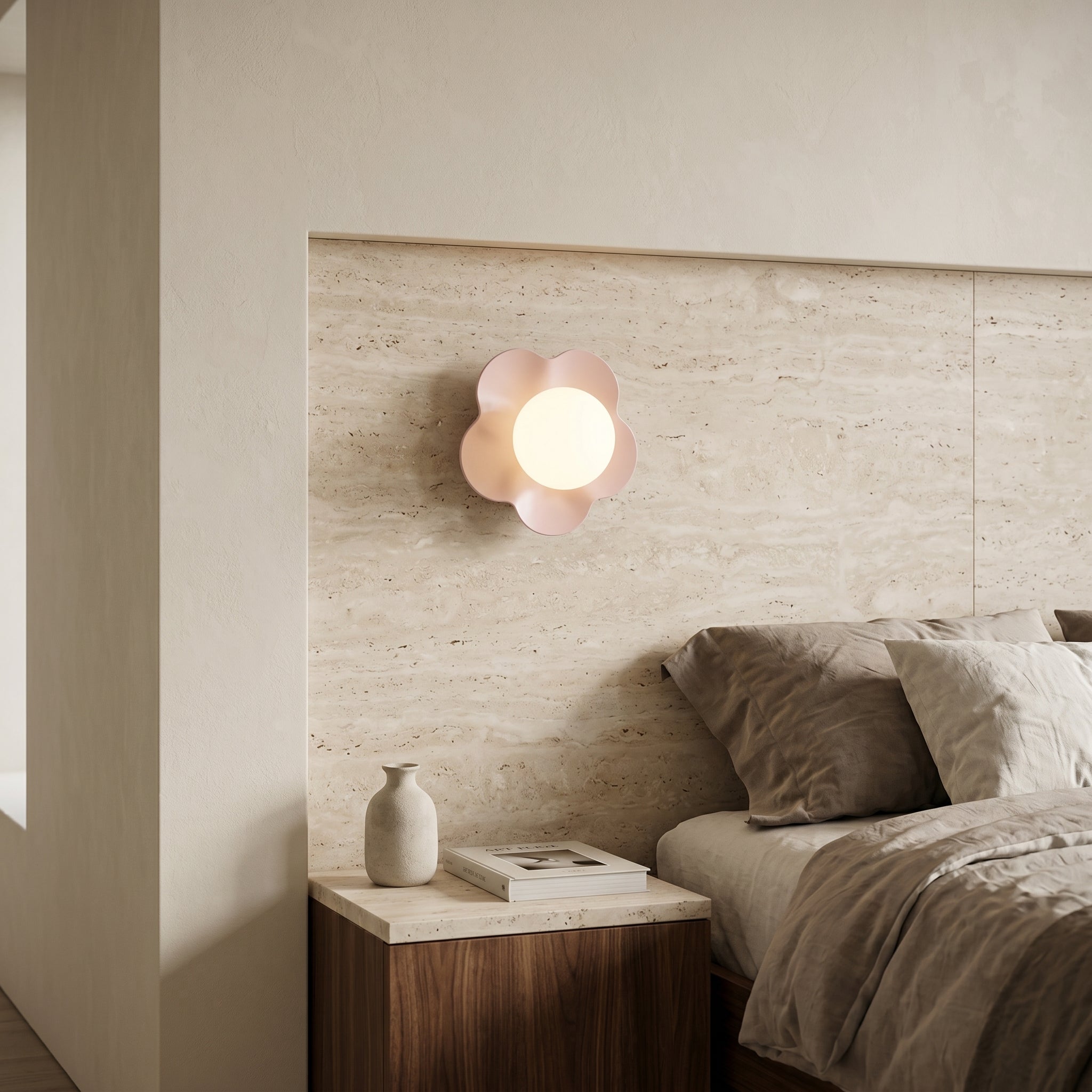 Lumen Floral Glass Wall Sconce