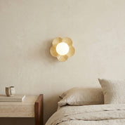Lumen Floral Glass Wall Sconce