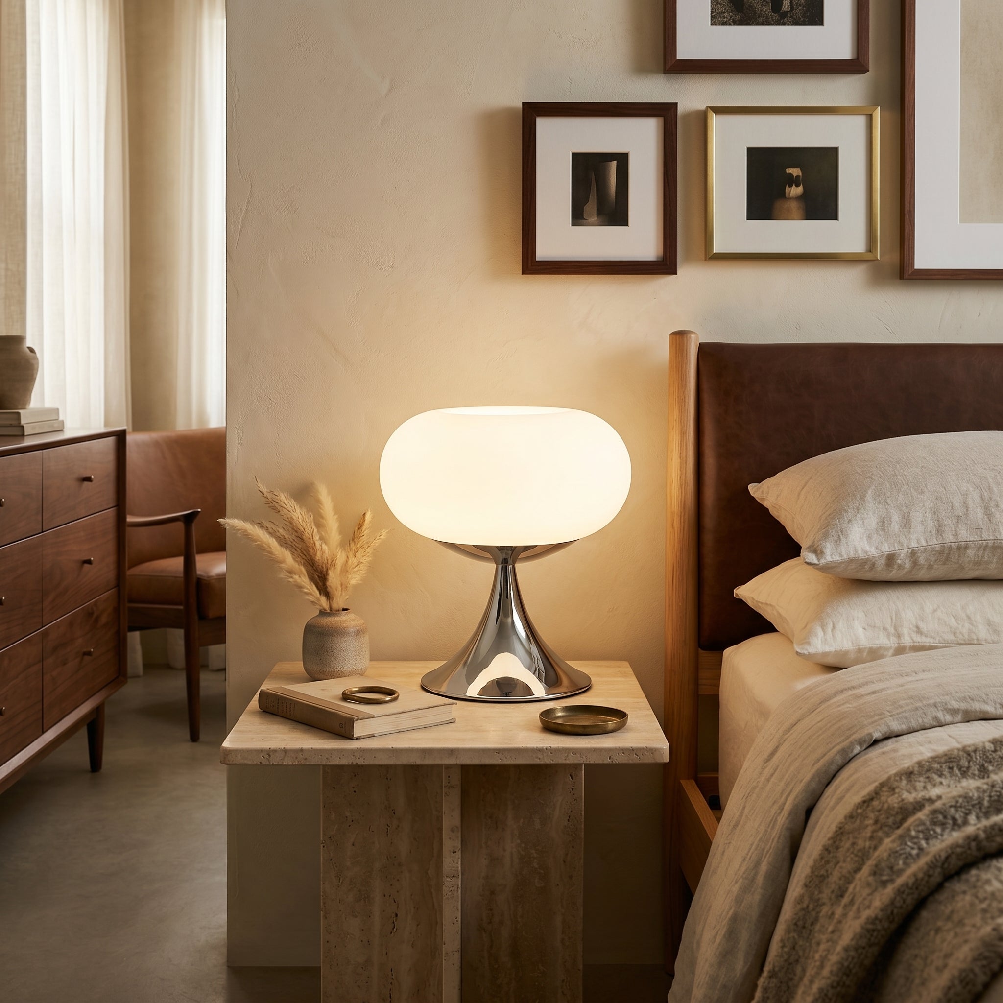 Lumen Spherical Bauhaus Table Lamp