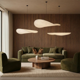 Lumen Japandi Silk Pendant Light