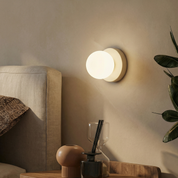 Lumen Iron Glass LED Wall Sconce