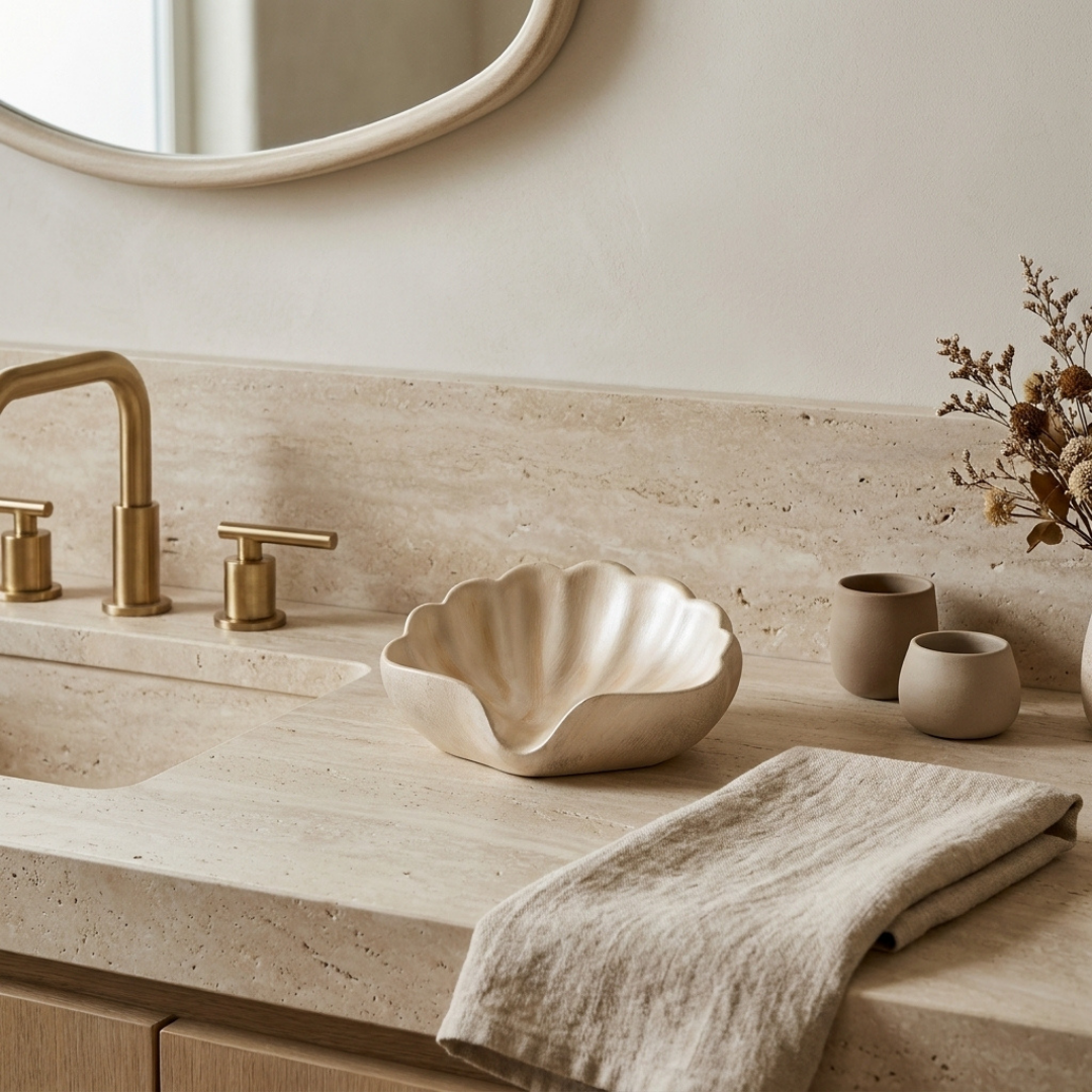 Atelier Seashell Ceramic Soap Dish
