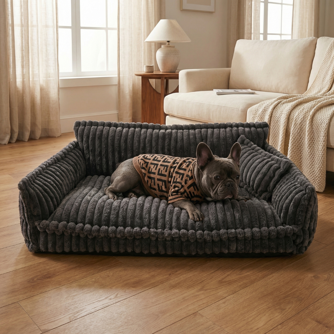 FurShield Orthopedic Dog Sofa Bed