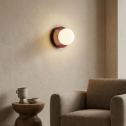 Lumen Iron Glass LED Wall Sconce