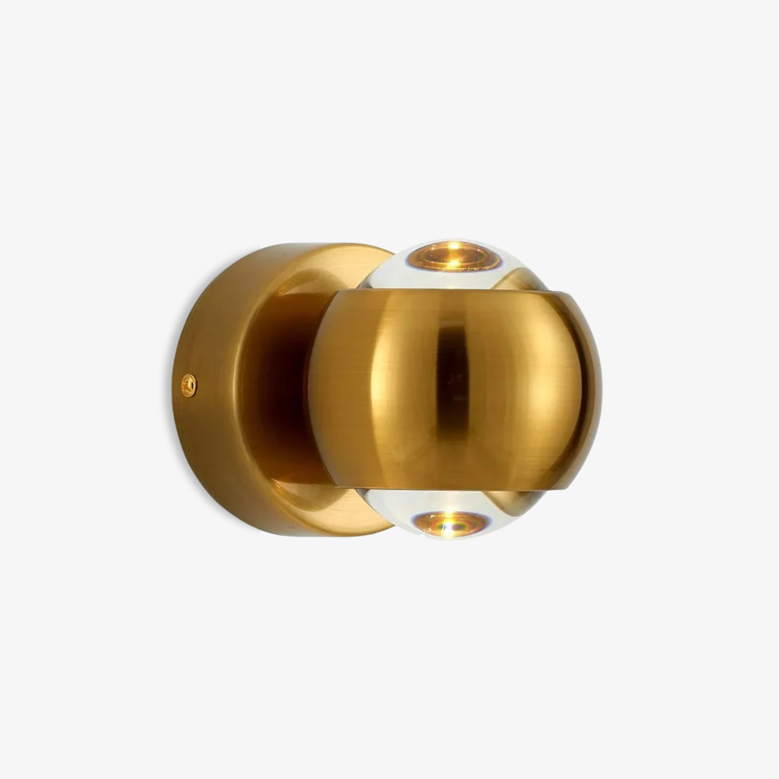 Lumen Hourglass Crystal Wall Sconce
