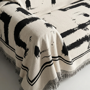 Drapée Monochrome Chic Sofa Cover