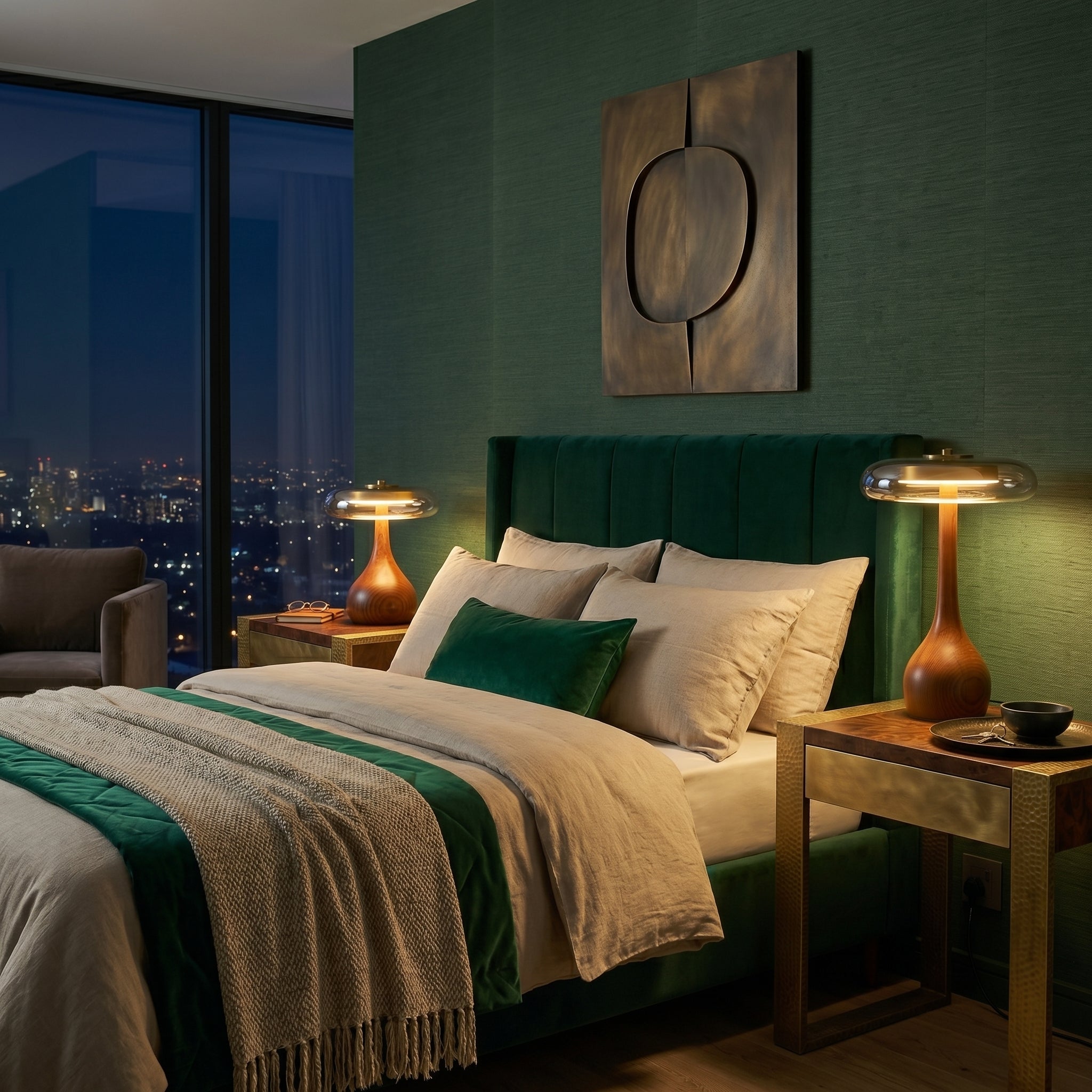 Lumen Andi Glass Table Lamp